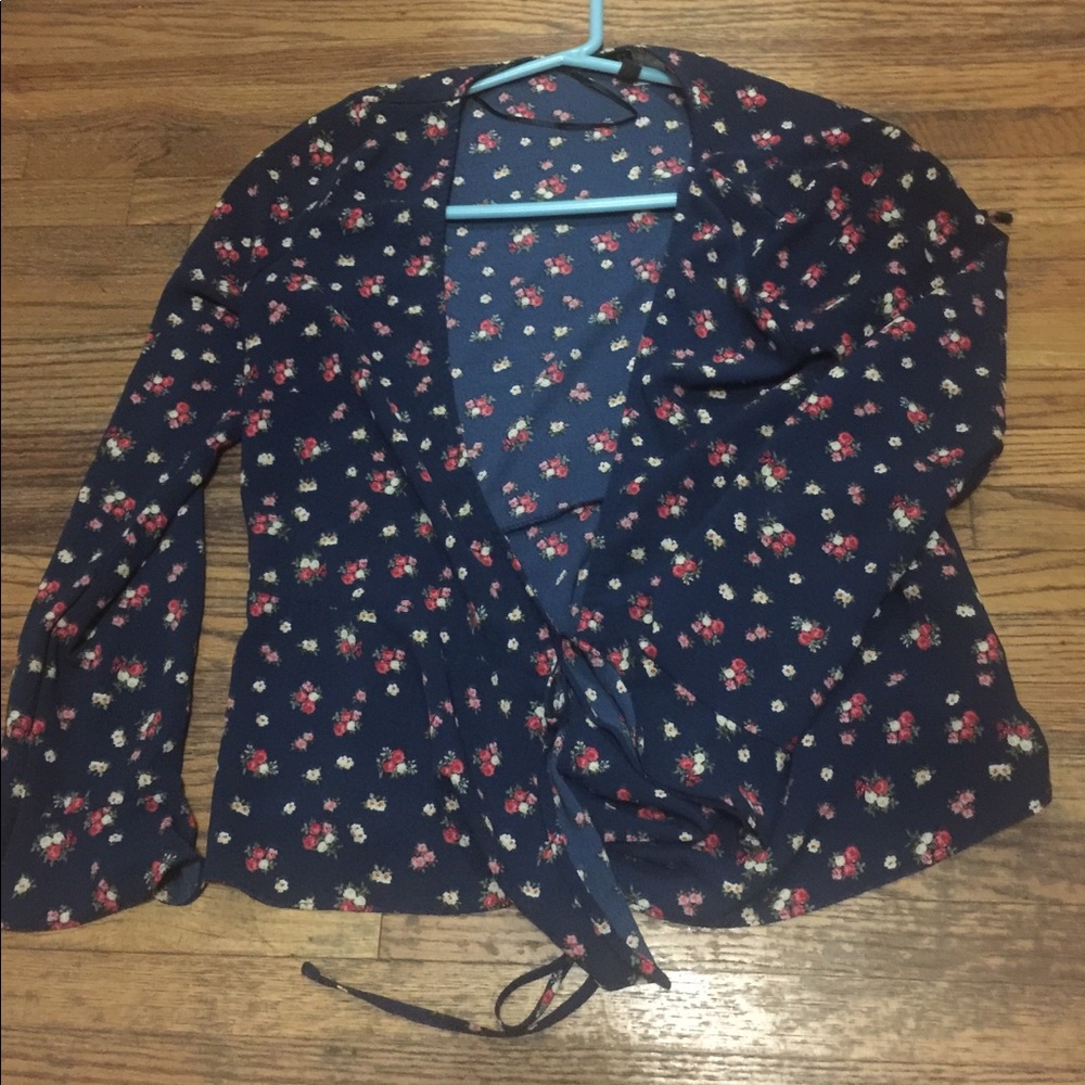 Size S H&M Japanese Style Floral Shirt